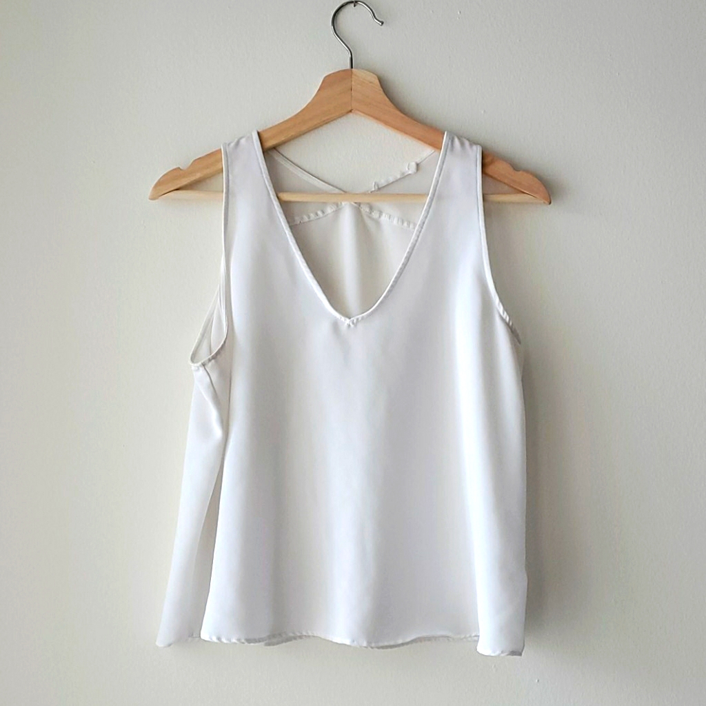 Basic White Sheer Tank
